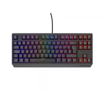 Klawiatura GENESIS Thor 230 TKL Gaming USB QWERTY Hiszpańska Czarna