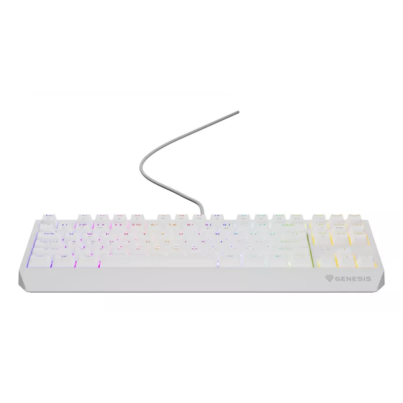 GENESIS Thor 230 TKL klawiatura Gaming USB QWERTY US English Biała