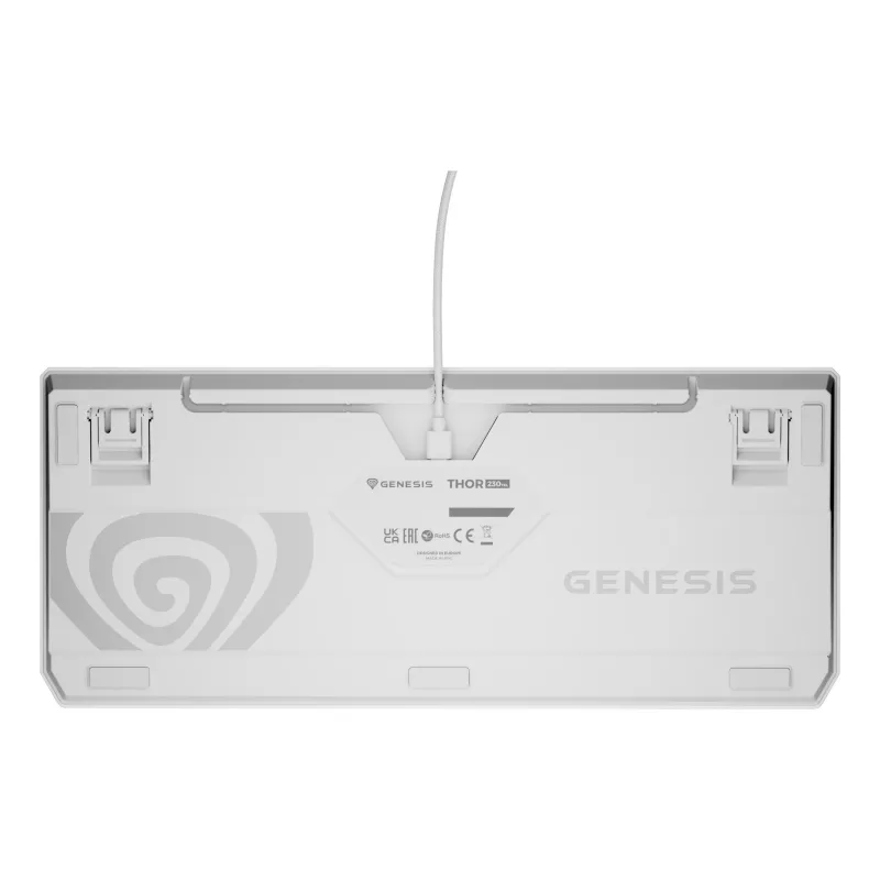 GENESIS Thor 230 TKL klawiatura Gaming USB QWERTY US English Biała
