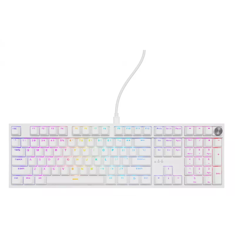 Klawiatura GENESIS NKG-2300 Uniwersalna USB QWERTY Angielska Biała