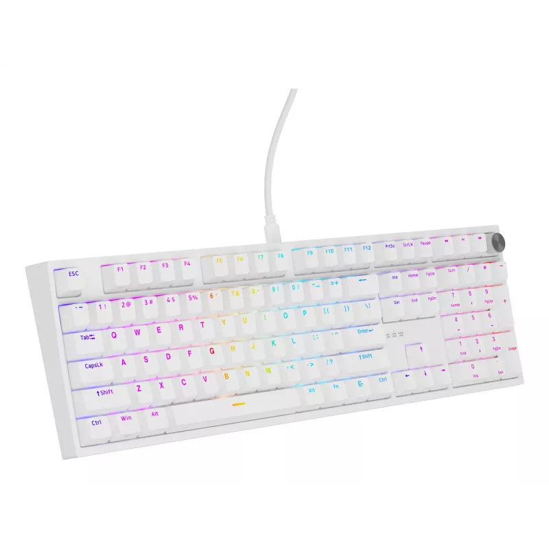 Klawiatura GENESIS NKG-2300 Uniwersalna USB QWERTY Angielska Biała