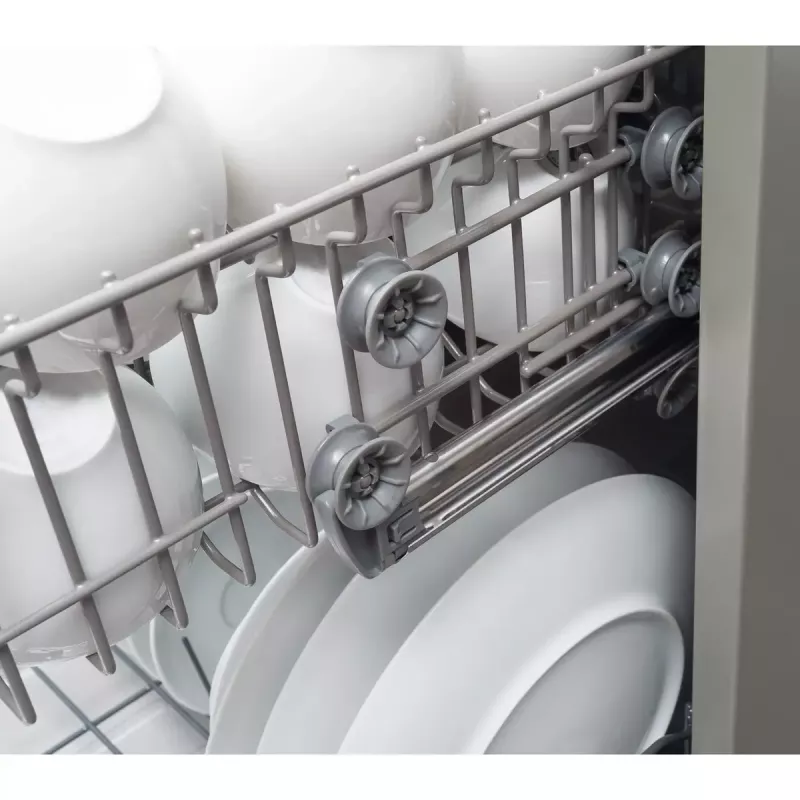 Zmywarka do zabudowy AMICA DIM62E7qH — 14 kompletów, 60 cm, wyświetlacz dotykowy LED, 7 programów, Biały