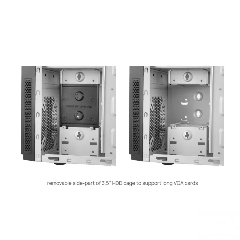 Obudowa komputerowa Chieftec HC-10B-OP Mini Tower Czarna