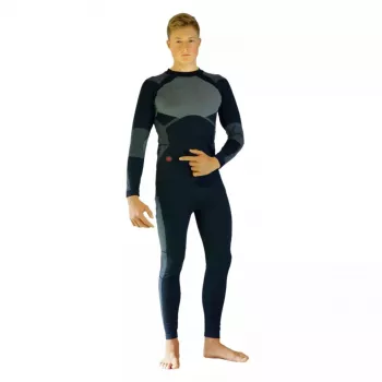 Kamizelka ochronna Glovii GXBL do jazdy na nartach i snowboardzie, unisex, L, czarna, oddychająca, akumulator