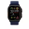 APPLE 49mm Niebieska pętla Trail - S/M - Tytanowe wykończenie w kolorze czarnym