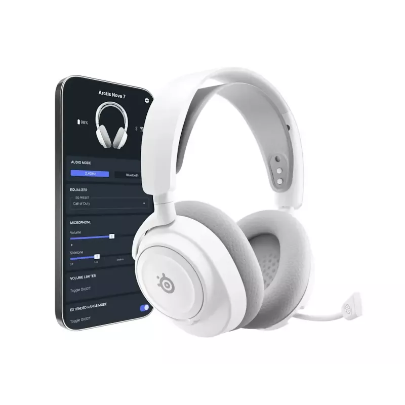Headset Steelseries Arctis Nova 7 Wireless Gen 2 Gaming Bluetooth biały