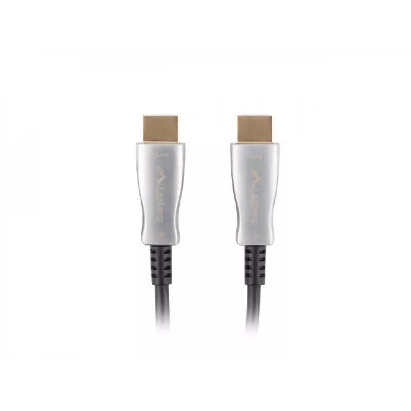 Kabel LANBERG HDMI - M/m v2.0 Kabel optyczny 50 m czarny Aoc