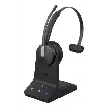 Yealink WH64 Mono UC Headset, Wireless, 20 - 20000 Hz, Office/Call center, 92 g, Headset, Czarny