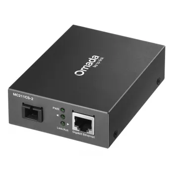 Konwerter mediów sieciowych TP-Link Omada MC211CS-2 1000 Mbit/s 1310 nm jednomodowy czarny