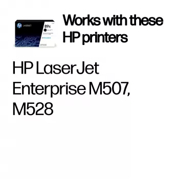 HP 89X High Yield Czarny Oryginalny LaserJet kaseta z tonerem, 10000 stron, Czarny, 1 szt.