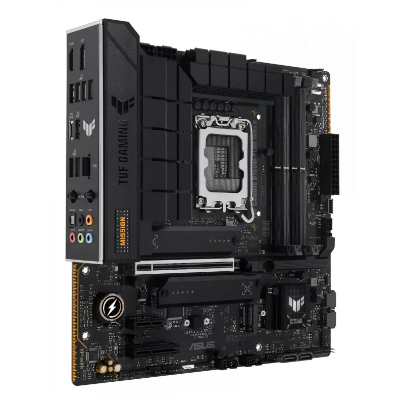 Płyta główna ASUS TUF GAMING B760M-PLUS WIFI II — Intel B760, LGA 1700, micro ATX, DDR5, 4 DIMM, Wi‑Fi 6E, 2.5 Gb LAN