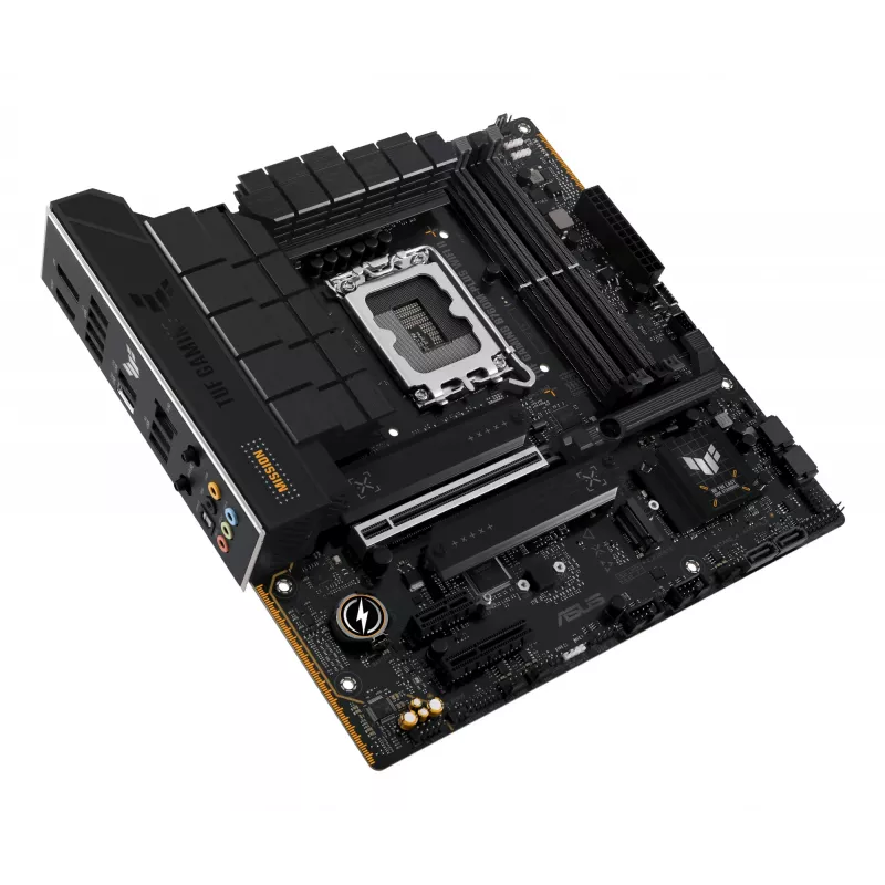 Płyta główna ASUS TUF GAMING B760M-PLUS WIFI II — Intel B760, LGA 1700, micro ATX, DDR5, 4 DIMM, Wi‑Fi 6E, 2.5 Gb LAN