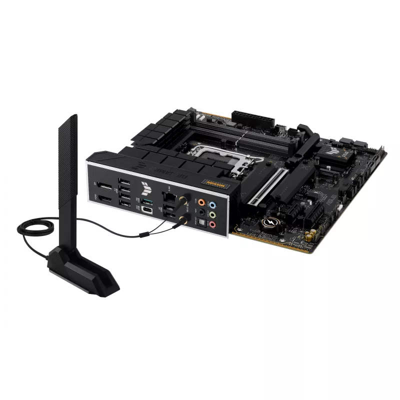Płyta główna ASUS TUF GAMING B760M-PLUS WIFI II — Intel B760, LGA 1700, micro ATX, DDR5, 4 DIMM, Wi‑Fi 6E, 2.5 Gb LAN