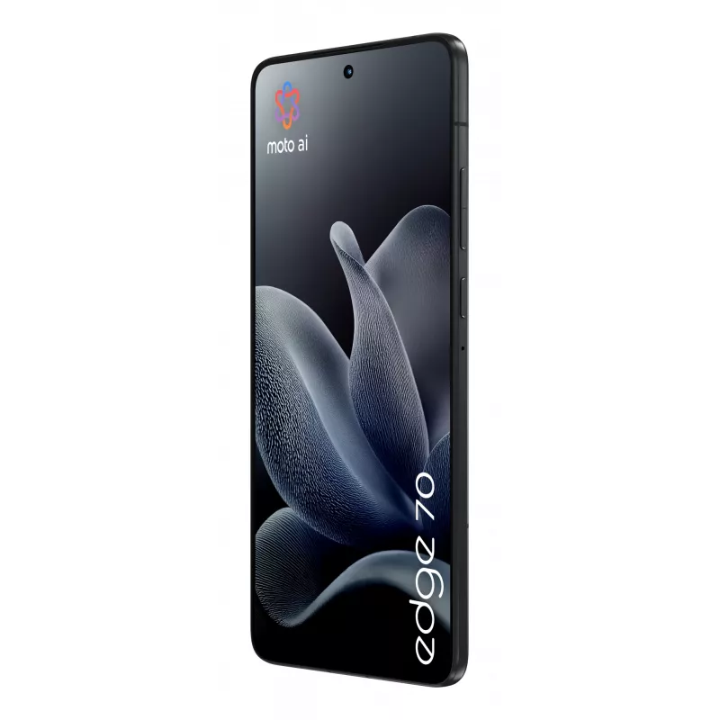 Smartphone Motorola edge 70 — 6,7 cala P-OLED 120Hz, Snapdragon 2,8 GHz, 12 GB RAM, 512 GB, 4800 mAh, Dual SIM (Nano + eSIM), IP68/IP69, Szary