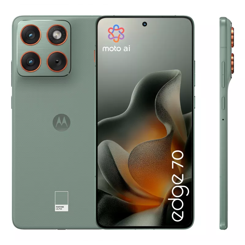 Motorola edge 70 17 cm (6,7 cala) Dual SIM Android 16.0 5G USB Type-C 12 GB 512 GB 4800 mAh Zielony