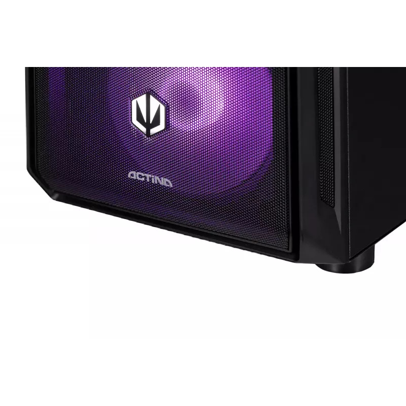 Komputer stacjonarny ActiveJet MIDI Tower AMD Ryzen 7 9700X, 32GB DDR5 6000MHz, 1TB SSD, Radeon RX 9060 XT 16GB, Windows 11 Pro, 850W, Czarny
