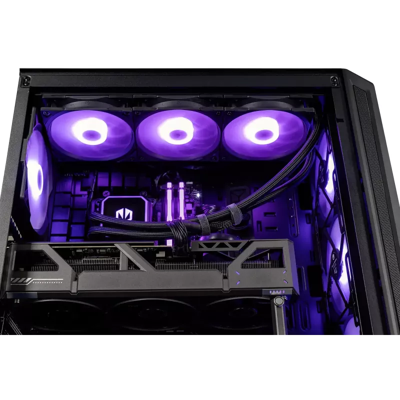 Komputer stacjonarny ActiveJet MIDI Tower AMD Ryzen 7 9700X, 32GB DDR5 6000MHz, 1TB SSD, Radeon RX 9060 XT 16GB, Windows 11 Pro, 850W, Czarny