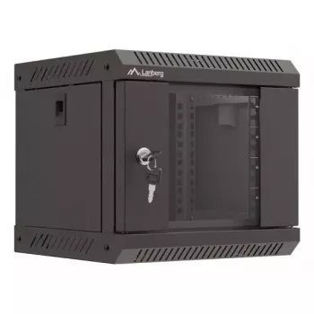 Szafka wisząca Lanberg WF11-3304-10B 4U Czarna 30 kg Udźwig