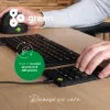 R-Go Tools Numeric keypad R-Go Numpad Break, ergonomiczna klawiatura numeryczna z oprogramowaniem do przerw, przewodowa, czarna