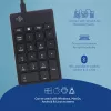 R-Go Tools Numeric keypad R-Go Numpad Break, ergonomiczna klawiatura numeryczna z oprogramowaniem do przerw, przewodowa, czarna