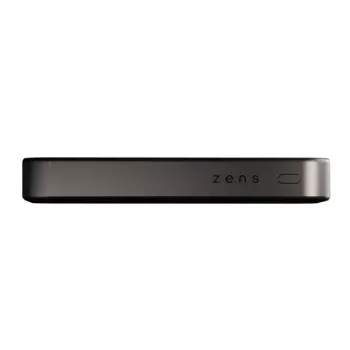 ZENS Powerbank cienki Qi2 Al 10000mAh Czarny