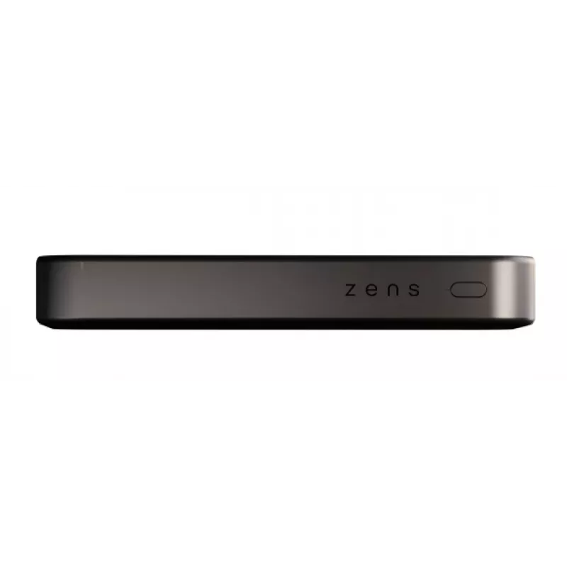 ZENS Powerbank cienki Qi2 Al 10000mAh Czarny