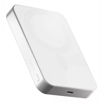 ZENS Powerbank cienki Qi2 Al 10000mah biały