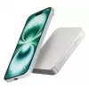 ZENS Powerbank cienki Qi2 Al 10000mah biały