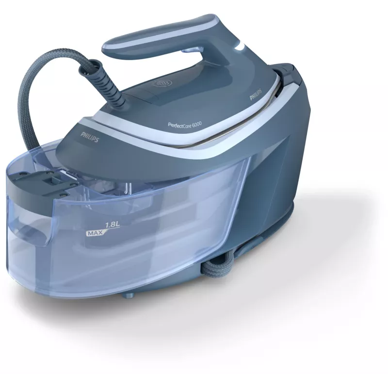 Stacja parowa Philips serii 6000 PSG6042/20 2400 W 1,8 l SteamGlide Advanced niebieska