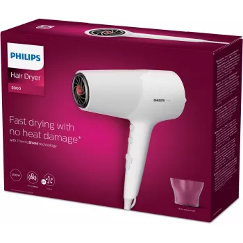 Suszarka do włosów Philips 5000 series BHD500/00 2100 W Biały