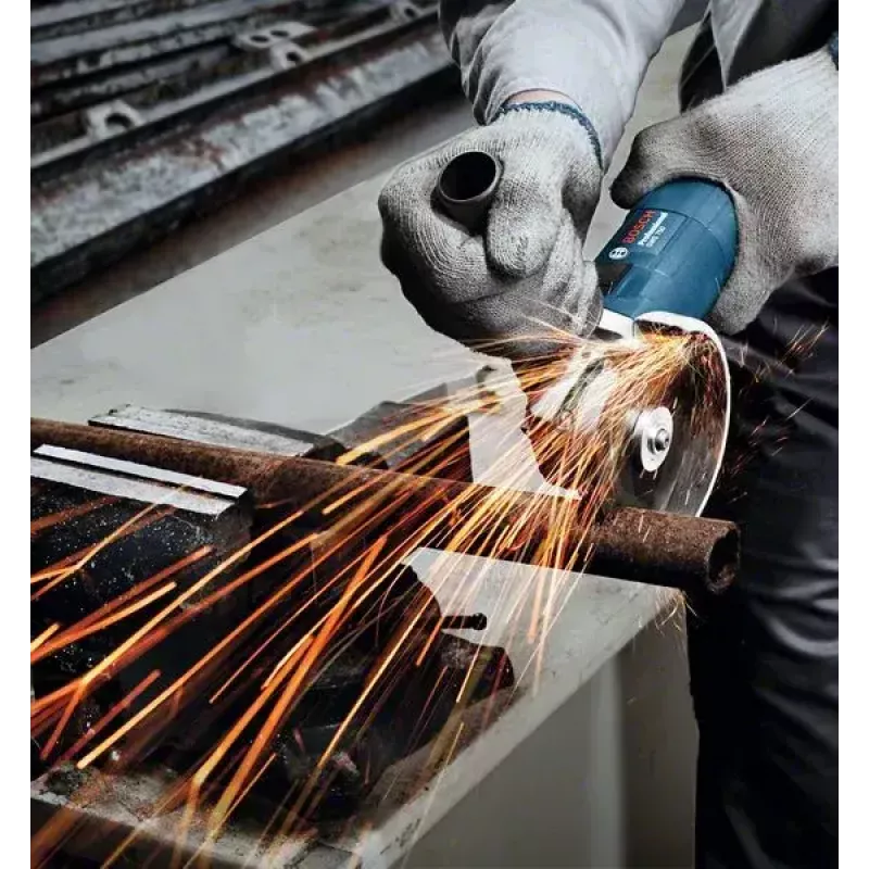 Szlifierka kątowa Bosch GWS 750 Professional — 750 W mocy wejściowej, 380 W mocy wyjściowej, tarcza 125 mm, 11 000 obr./min, wrzeciono M14
