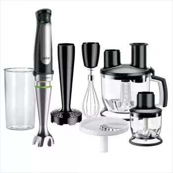 Braun MQ 7087X 1,2 L Blender ręczny 1000 W Czarny, stal nierdzewna