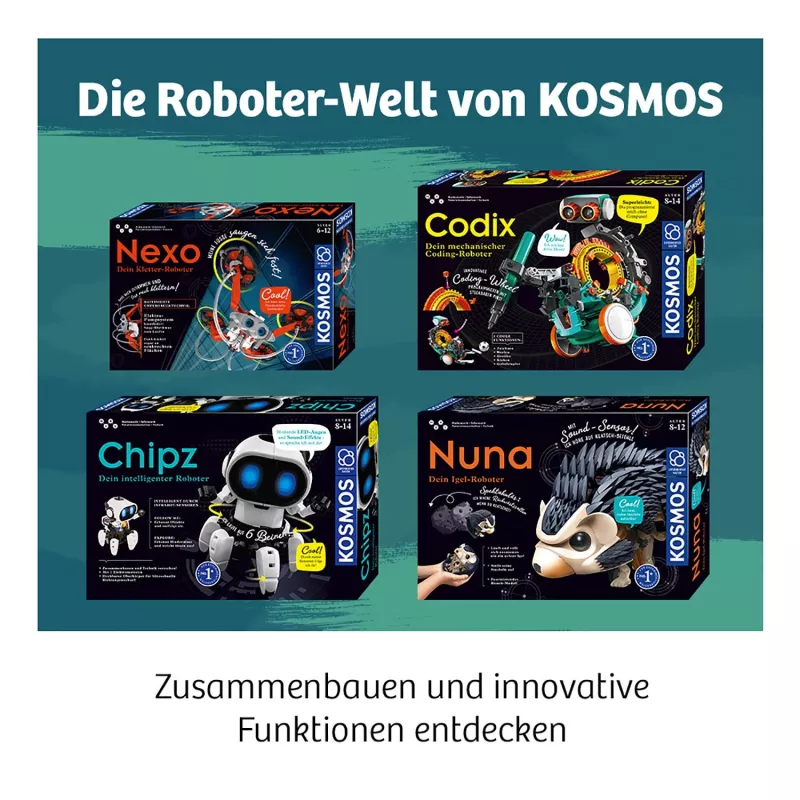 Kosmos Nuna robot jeż – zestaw do eksperymentów (Dein Igel-Roboter), 8–12 lat