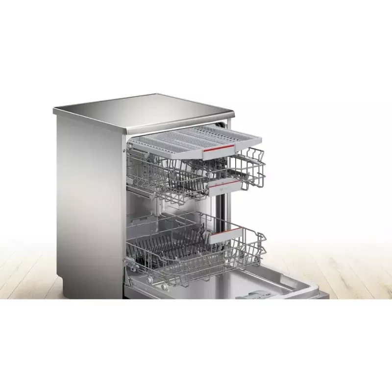 Zmywarka Bosch Serie 4 SMS4HVI00E — wolnostojąca, 60 cm, 14 kompletów, 46 dB, wymiennik ciepła, Home Connect