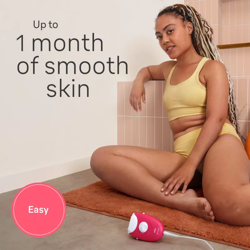 Epilator Braun Silk-épil 3 SE3-202, 20 pęset, zasilany sieciowo, Berry