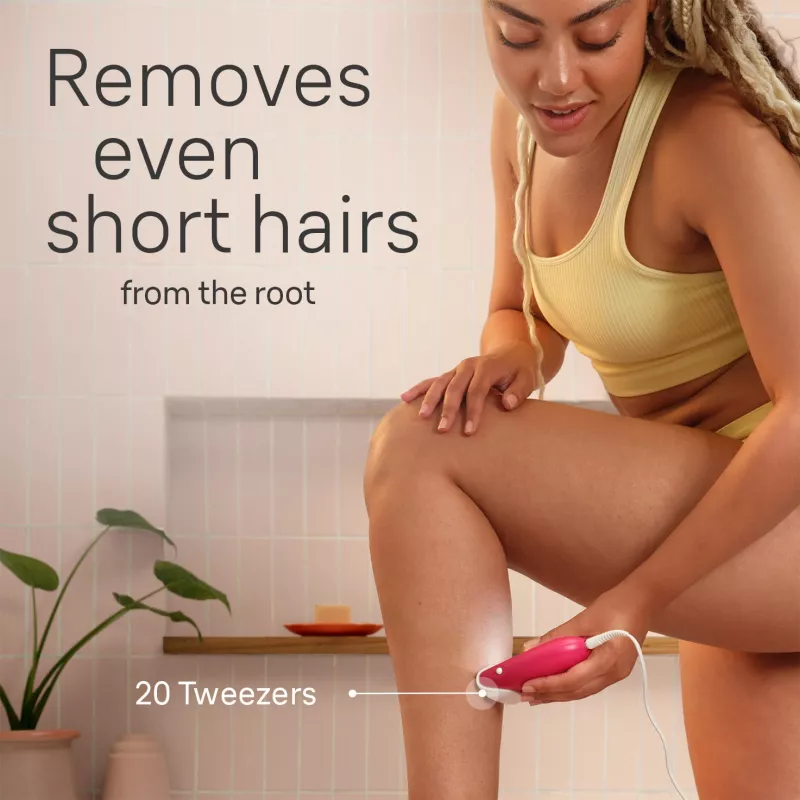 Epilator Braun Silk-épil 3 SE3-202, 20 pęset, zasilany sieciowo, Berry