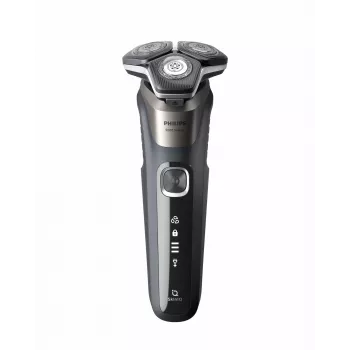 Maszynka do golenia Philips SHAVER Series 5000 S5887/30, rotacyjna, czarna, szara