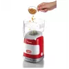 Ariete 2956, Pop Corn Party Time, Maszyna do popcornu, Wytwarza 60 g popcornu w 2 minuty gorącym powietrzem, Bez tłuszczu, 1000 W, Czerwony
