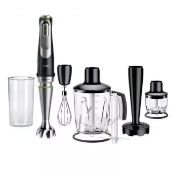 Braun MultiQuick 9 MQ9147X 0,6 L blender ręczny 1200 W czarny, stal nierdzewna