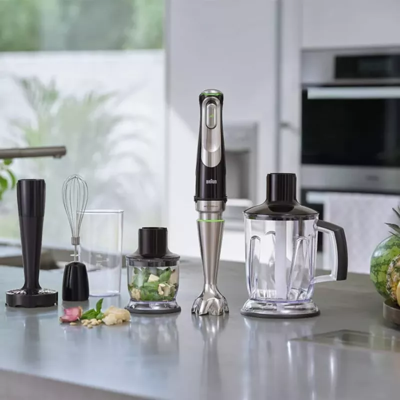 Braun MultiQuick 9 MQ9147X 0,6 L blender ręczny 1200 W czarny, stal nierdzewna