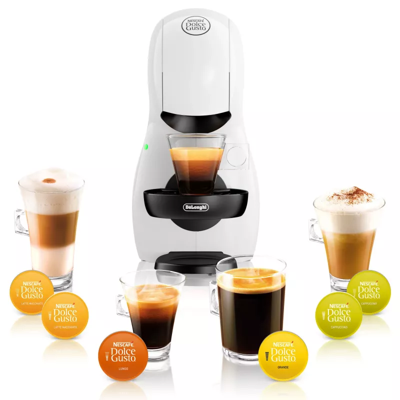 De’Longhi Piccolo EDG110.WB Ręczny ekspres do kawy na kapsułki 0,8 l