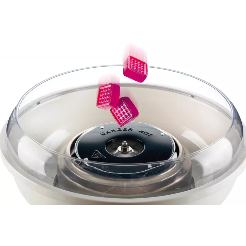 Ariete Cotton Candy maszynka do waty cukrowej, 450 W, czerwony, czerwony, twarde cukierki, cukier granulowany, 500 W, 280 mm, 280 mm, 265 mm