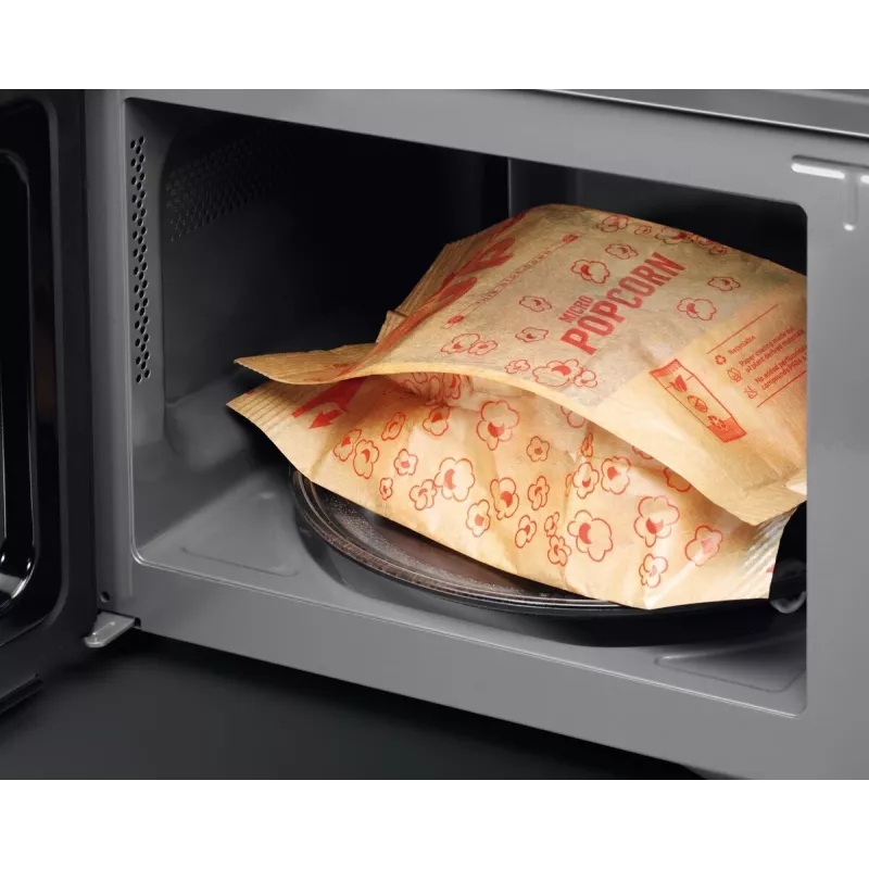 Kuchenka mikrofalowa z grillem nablatowa Electrolux EMZ421MMTI — 800 W, 20 l, tytanowa, talerz obrotowy 270 mm