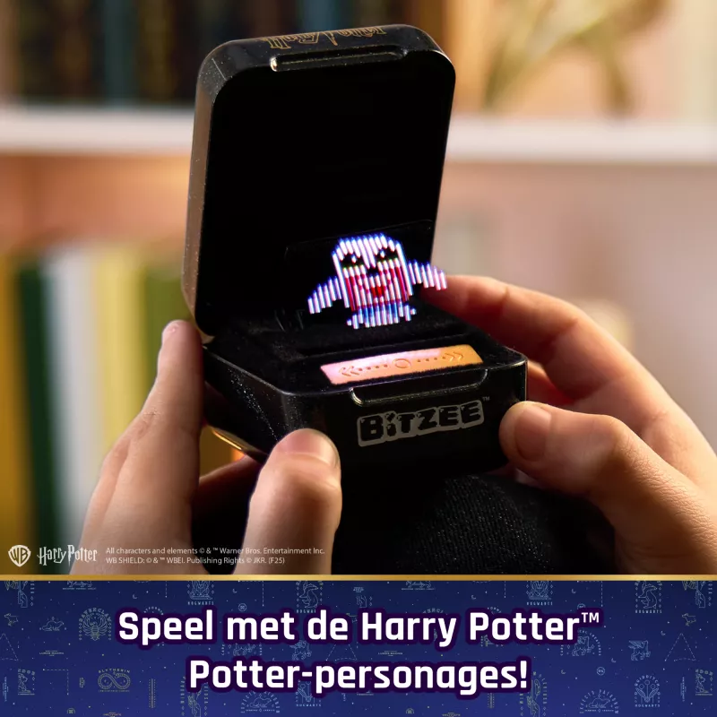 Wizarding World Harry Potter, Bitzee Interaktywna Zabawka z 20 Postaciami w Środku, Idealna na Prezenty Wielkanocne, Cyfrowy Zwierzak Reagujący na Przeciągnięcia, Przechyły i Stuknięcia