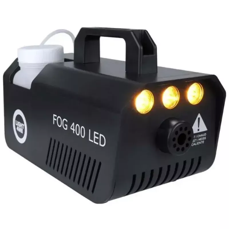 Wytwornica dymu Light4Me GIG SET 1 400W LED — generator dymu z oświetleniem LED 400 W, IP20, zestaw zawiera generator dymu i mgły