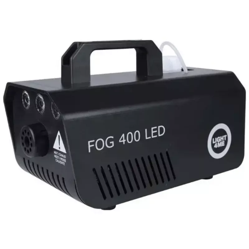 Wytwornica dymu Light4Me GIG SET 1 400W LED — generator dymu z oświetleniem LED 400 W, IP20, zestaw zawiera generator dymu i mgły
