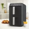 Elektryczna frytkownica beztłuszczowa Maestro MR-761, pojemność 10 l, 2400 W, 12 programów, 80–200°C, podwójna konstrukcja, czarny