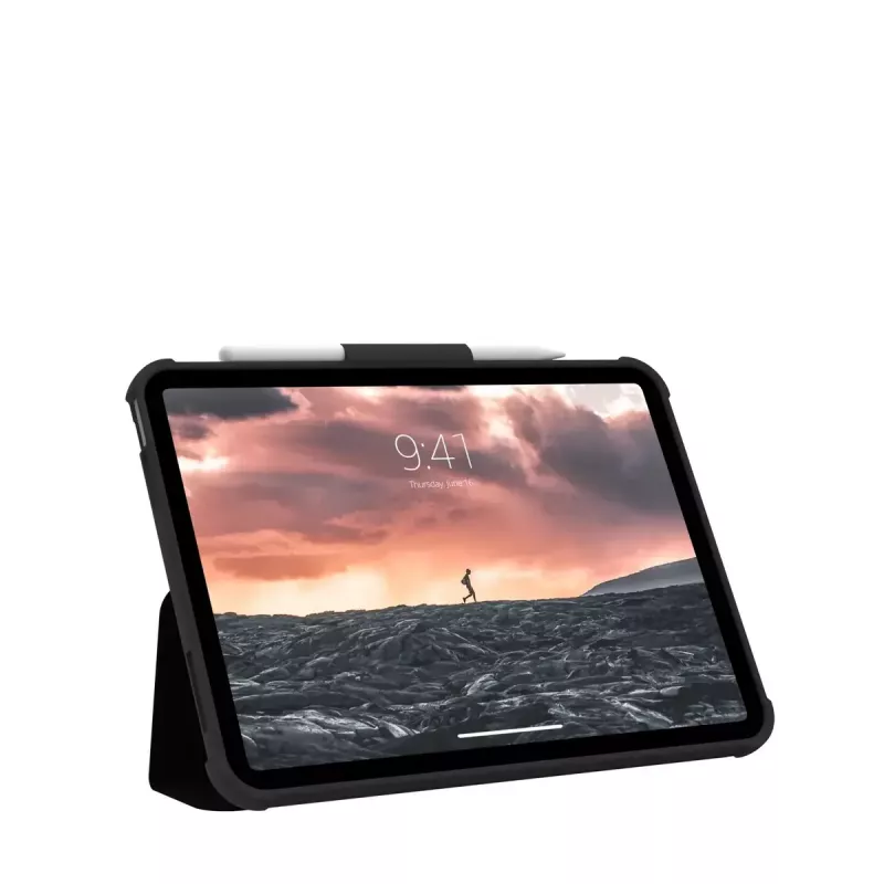 Etui folio Urban Armor Gear Plyo 27,7 cm 10,9 cala Czarny Przezroczysty