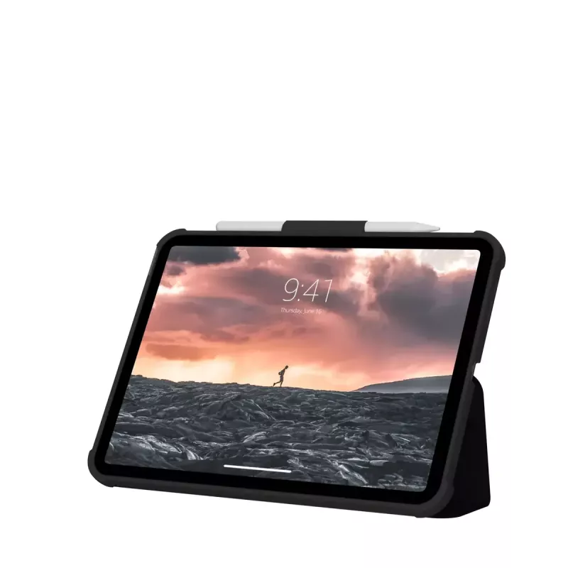 Etui folio Urban Armor Gear Plyo 27,7 cm 10,9 cala Czarny Przezroczysty