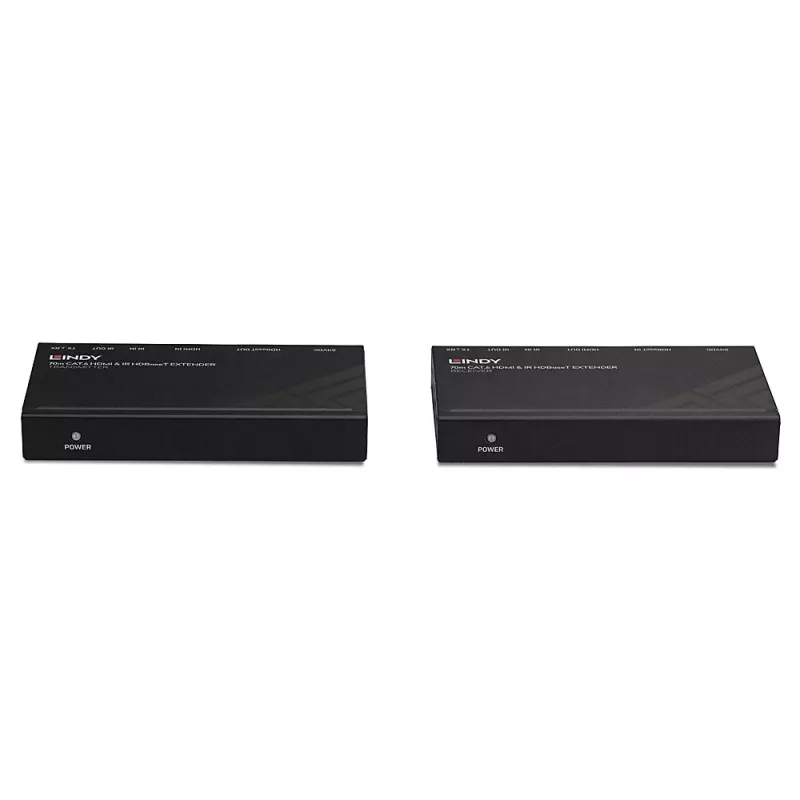 Lindy 70m Cat.6 HDMI 4K30, IR and RS-232 HDBaseT Extender with PoC